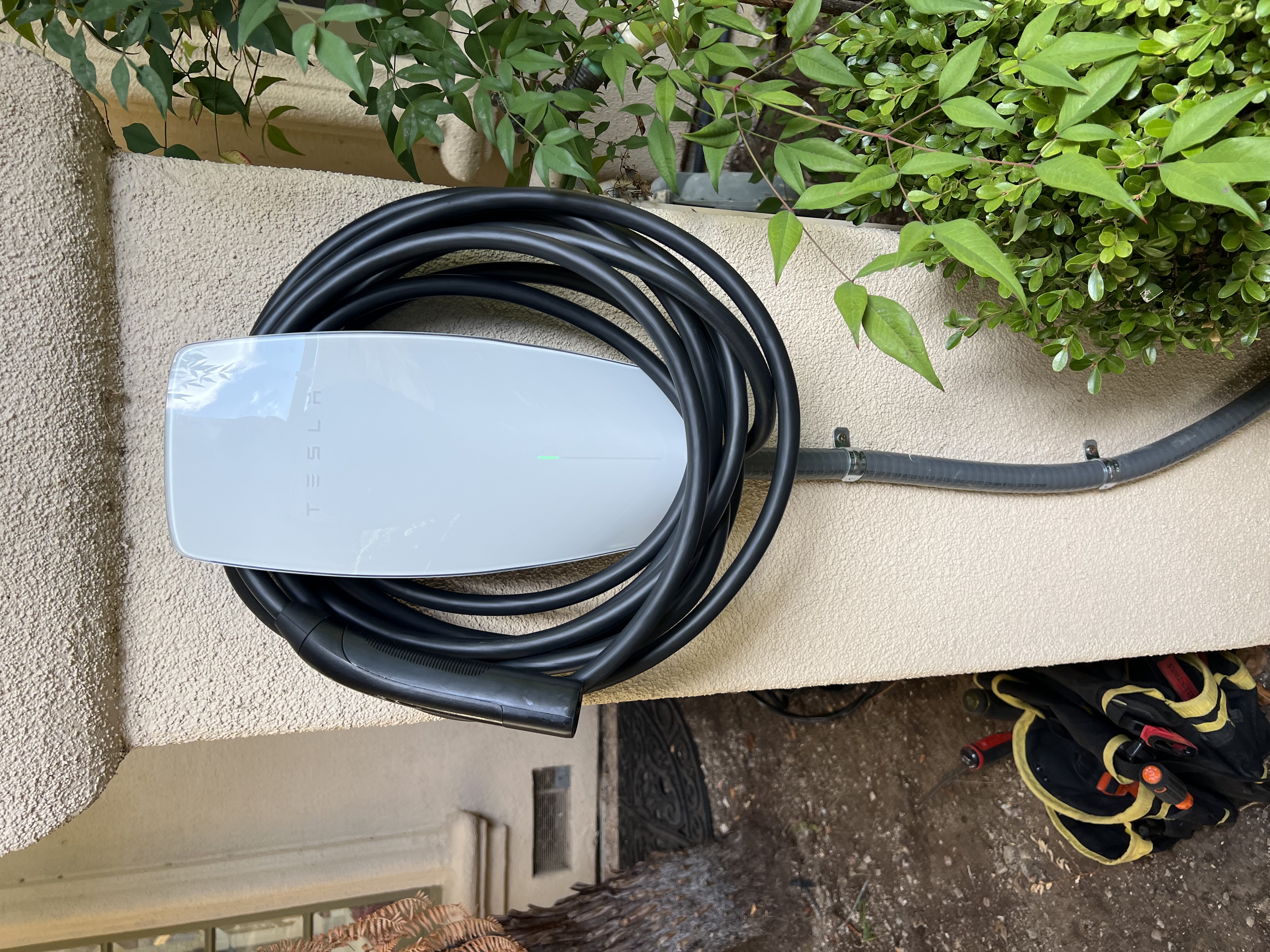 EV charger installation — garage 1